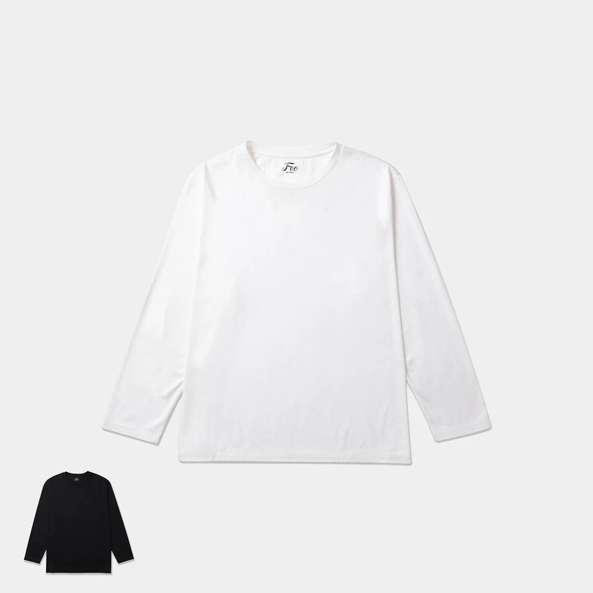 【Tシャツ】メンズ シルクコットンロングスリーブTシャツ | Foo Tokyo - Image 13