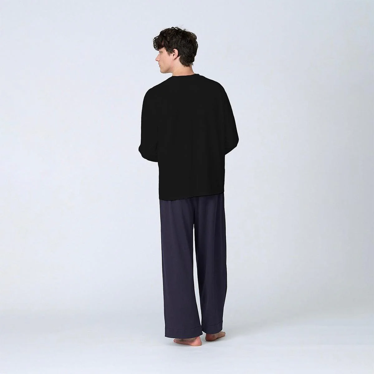 【Tシャツ】メンズ シルクコットンロングスリーブTシャツ | Foo Tokyo - Image 7