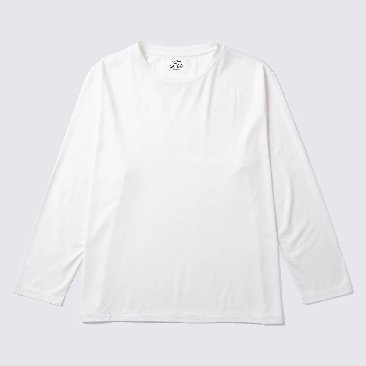 【Tシャツ】メンズ シルクコットンロングスリーブTシャツ | Foo Tokyo - Image 8