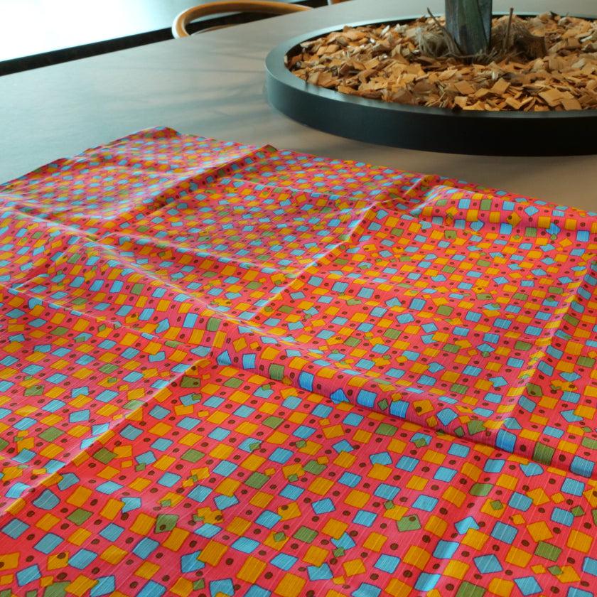 【風呂敷】スクエア レッド｜手捺染 - Image 12