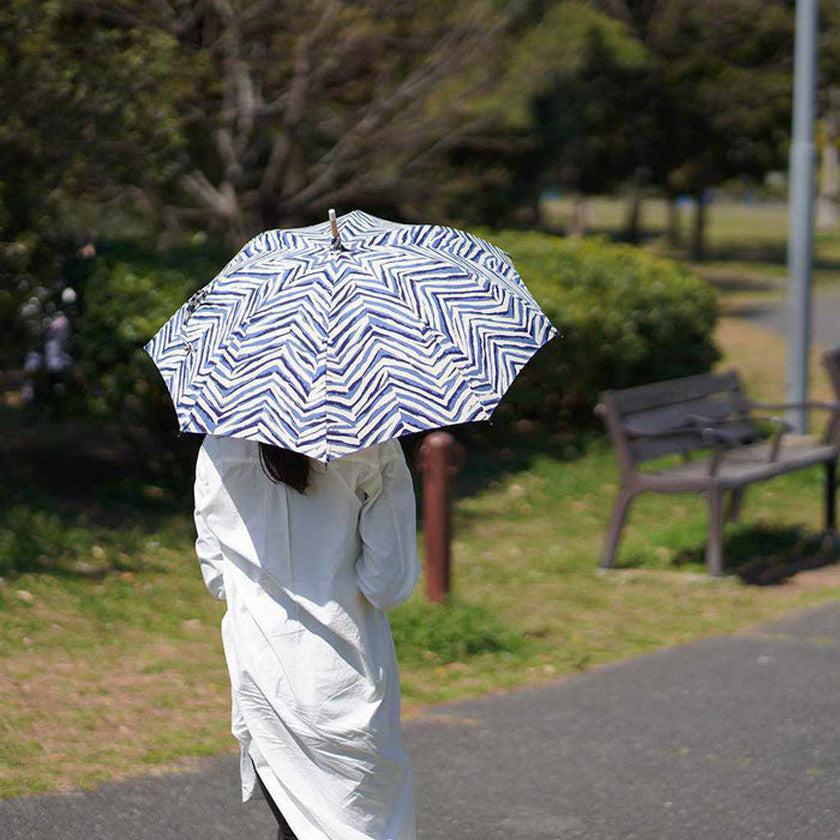 【日傘】スター ブルー (組木)｜手捺染 - Image 6