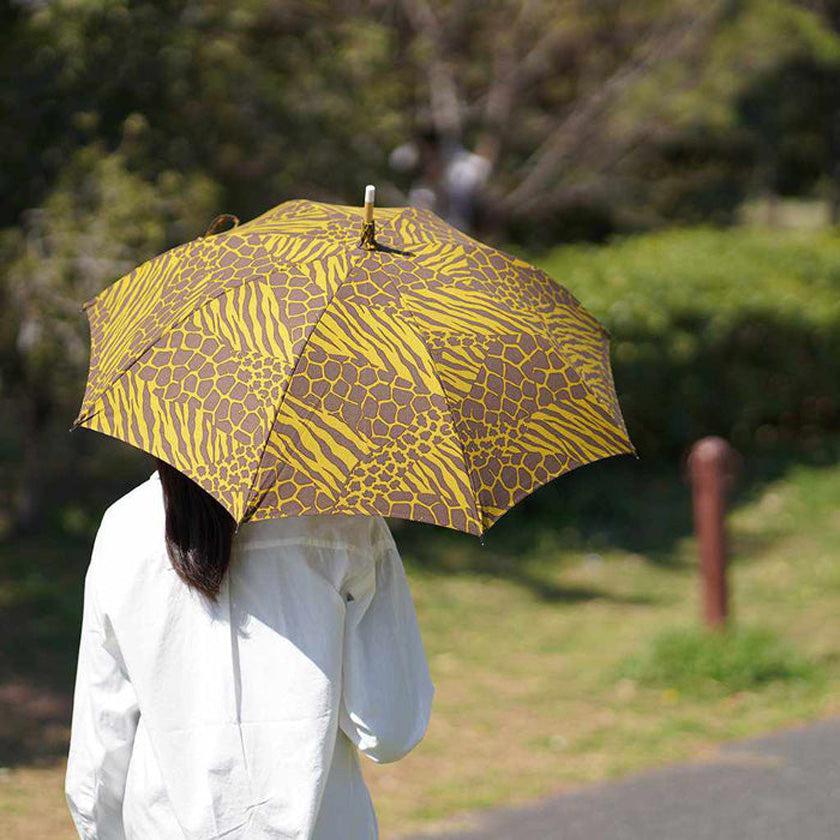 【日傘】ゼブラ カーキ (栗木)｜手捺染 - Image 6