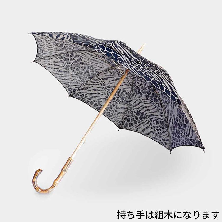 【日傘】ゼブラ ブラックグレー (組木)｜手捺染 - Image 5