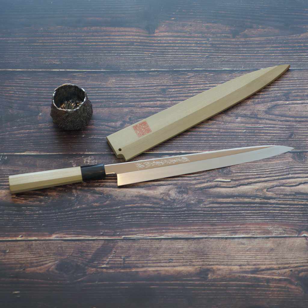 【柳刃包丁】270mm INOX本焼 鏡面仕上げ | 堺刃物 | 山脇刃物製作所 - Image 6
