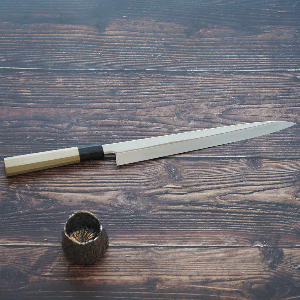 【柳刃包丁】270mm INOX本焼 鏡面仕上げ | 堺刃物 | 山脇刃物製作所 - Image 8