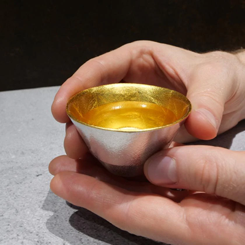 【盃】喜器 (きき) - Ⅱ 錫・金箔セット | 鋳物 | 能作 - Image 8