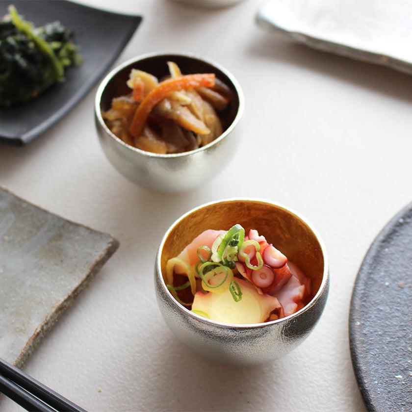 【盃】Kuzushi - Yure - 小 錫・金箔セット | 鋳物 | 能作 - Image 3