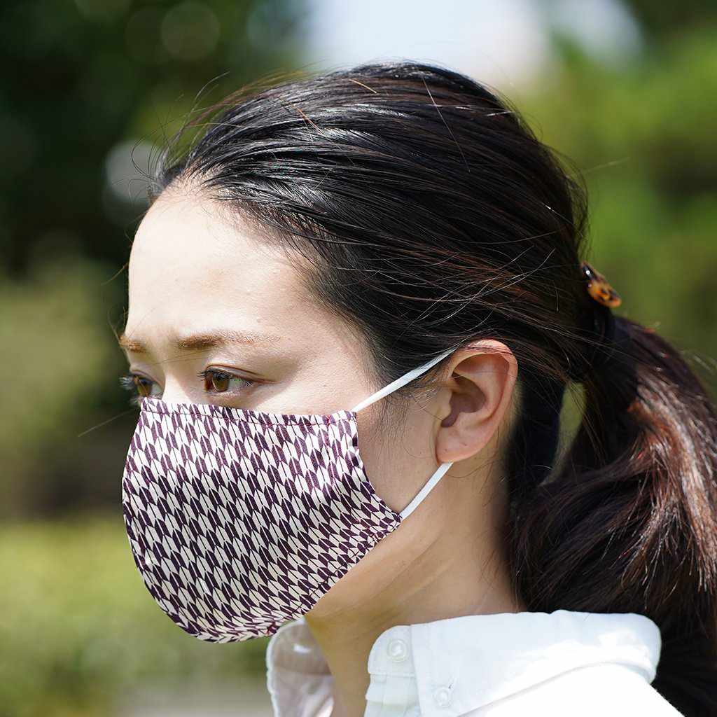 【マスク】KINUMASK 丸形 (男女兼用) A | 京友禅 - Image 2