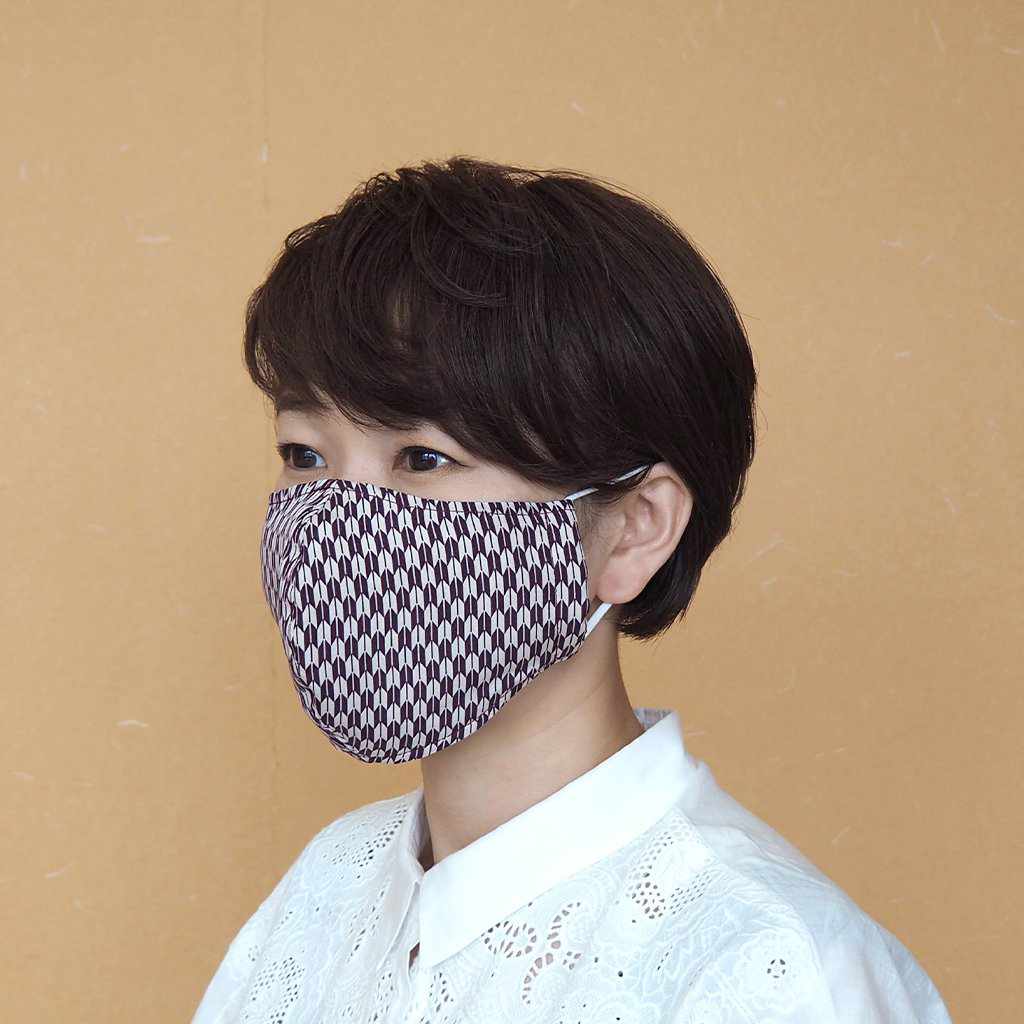 【マスク】KINUMASK 丸形 (男女兼用) A | 京友禅 - Image 3