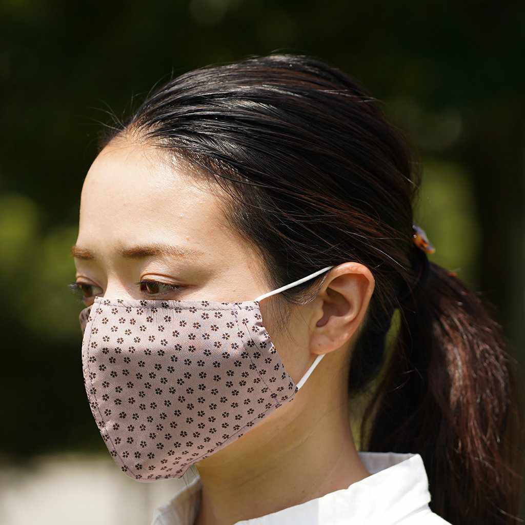 【マスク】KINUMASK 丸形 (男女兼用) B | 京友禅 - Image 2