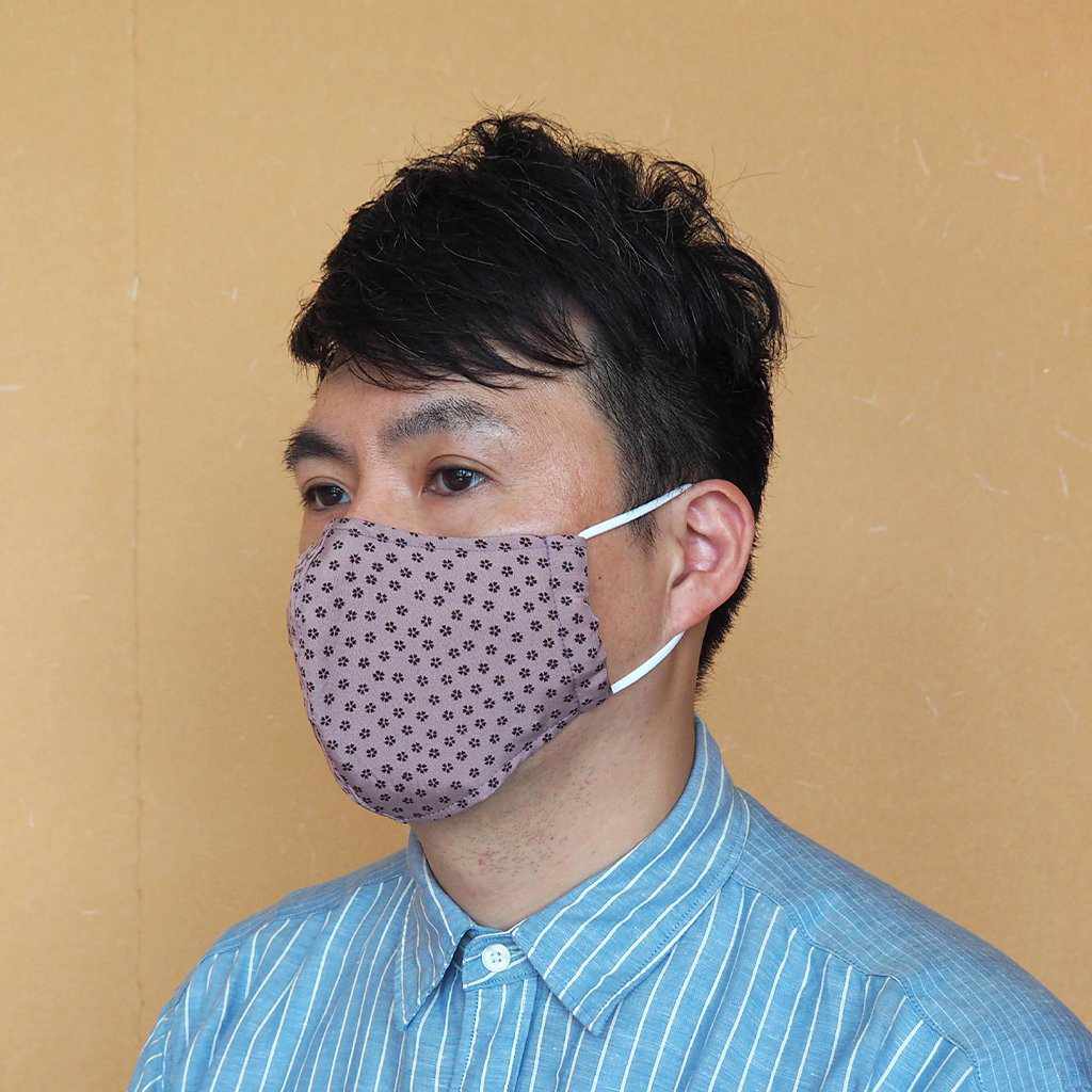 【マスク】KINUMASK 丸形 (男女兼用) B | 京友禅 - Image 3