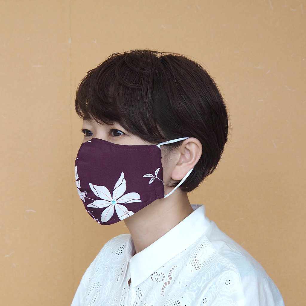 【マスク】KINUMASK 丸形 (男女兼用) C | 京友禅 - Image 5