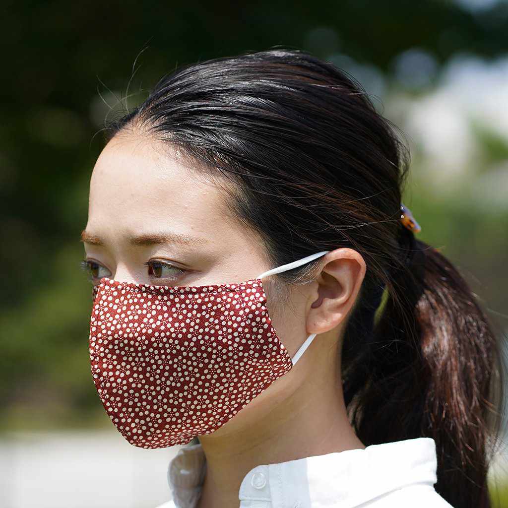 【マスク】KINUMASK 丸形 (男女兼用) F | 京友禅 - Image 2
