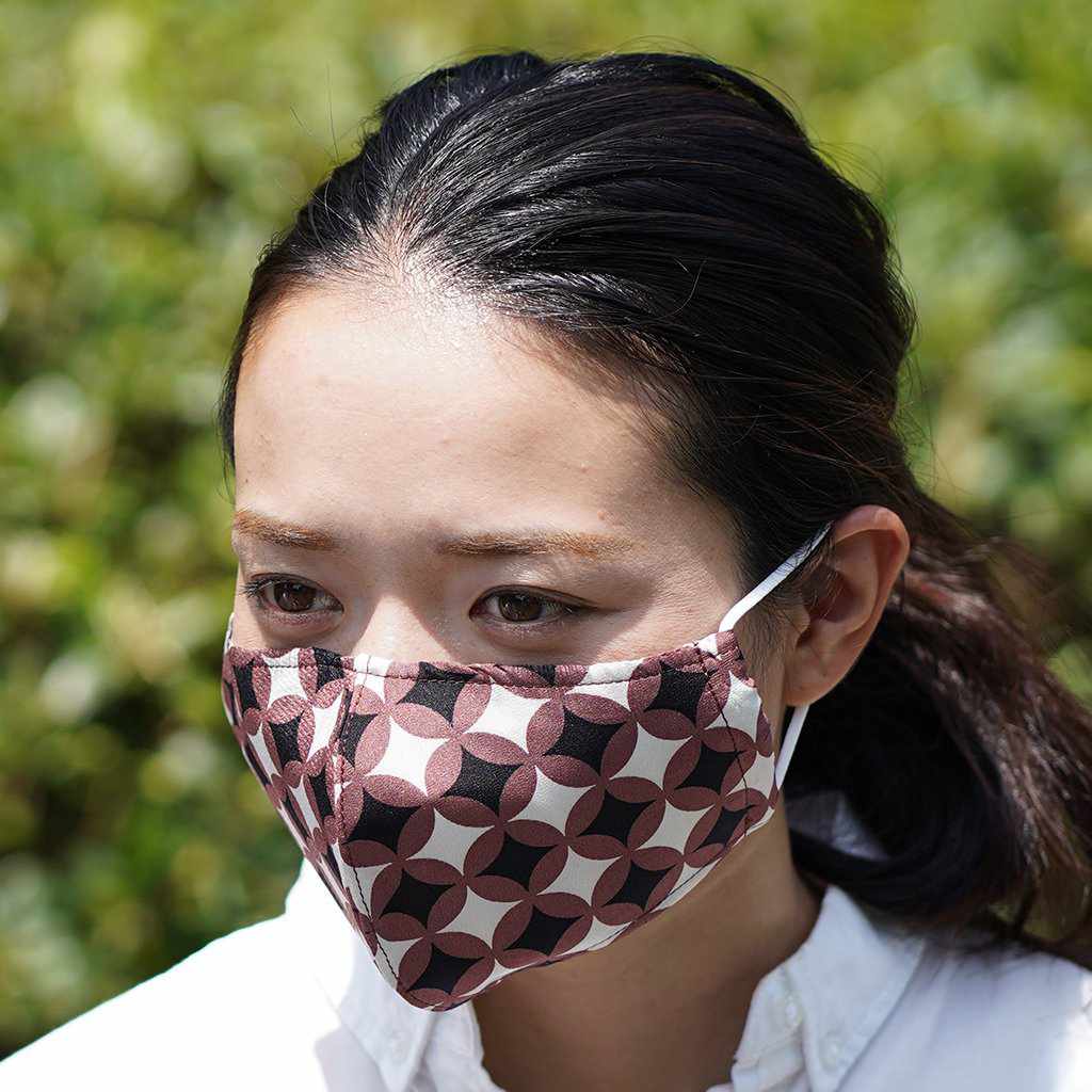 【マスク】KINUMASK 丸形 (男女兼用) H | 京友禅 - Image 2