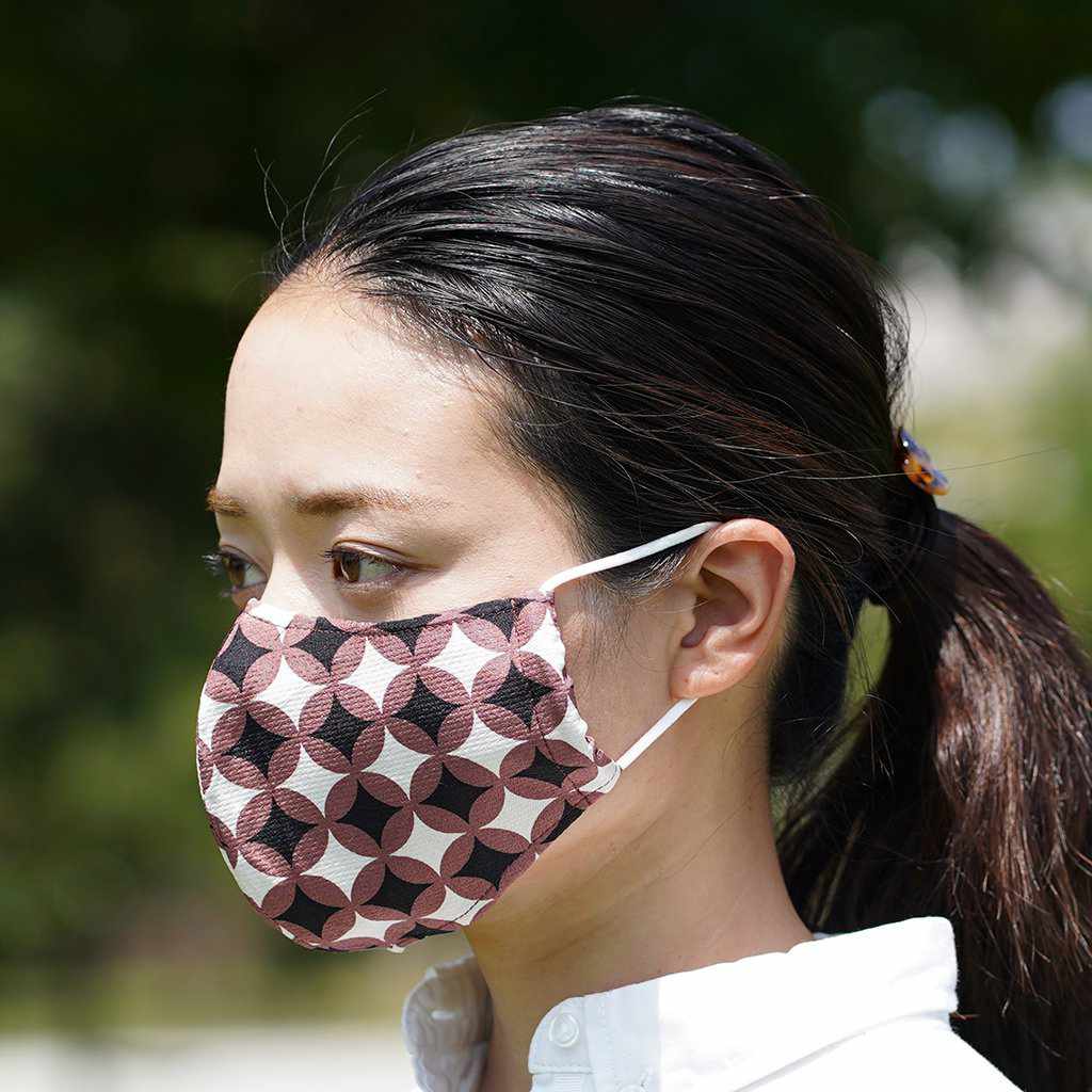 【マスク】KINUMASK 丸形 (男女兼用) H | 京友禅 - Image 3