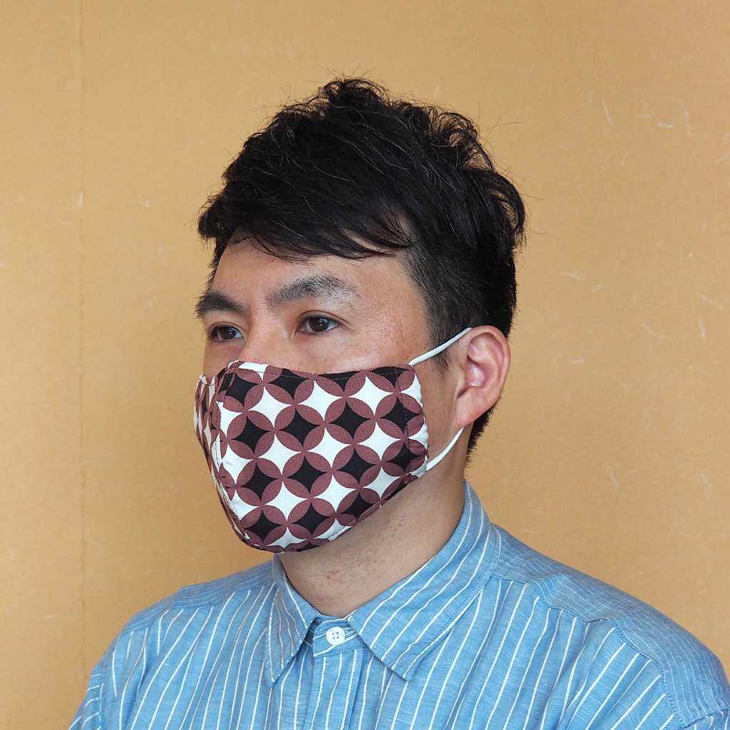 【マスク】KINUMASK 丸形 (男女兼用) H | 京友禅 - Image 5