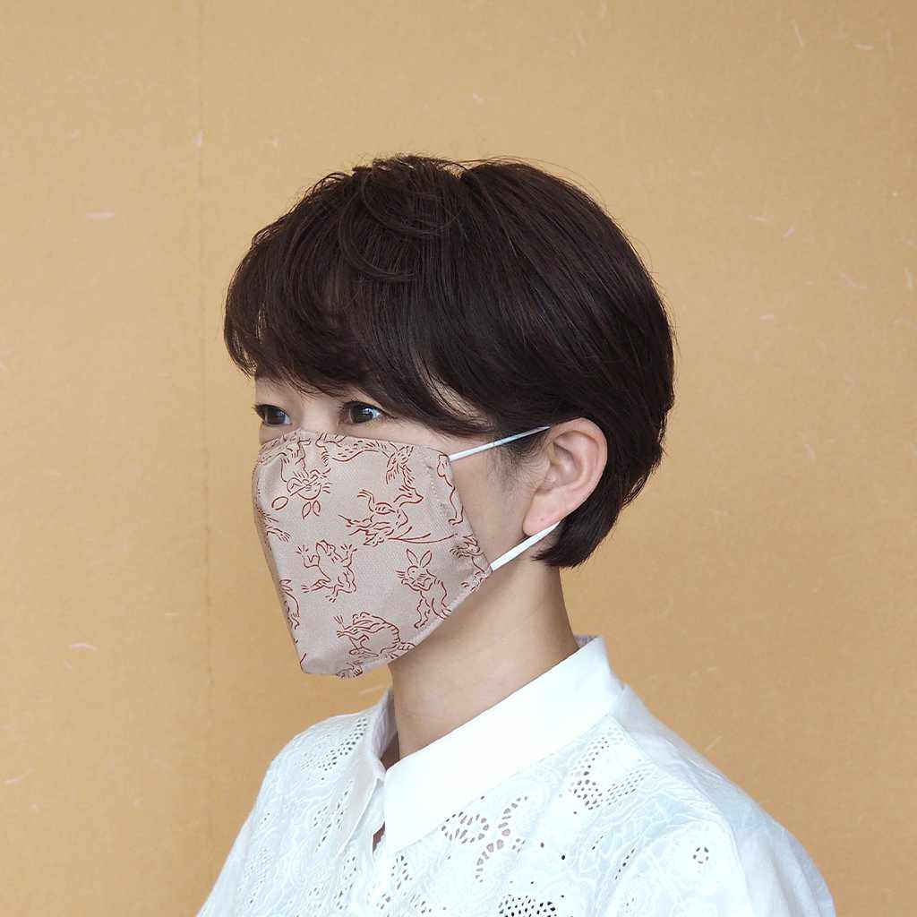 【マスク】KINUMASK 角型 (男女兼用) A | 京友禅 - Image 3