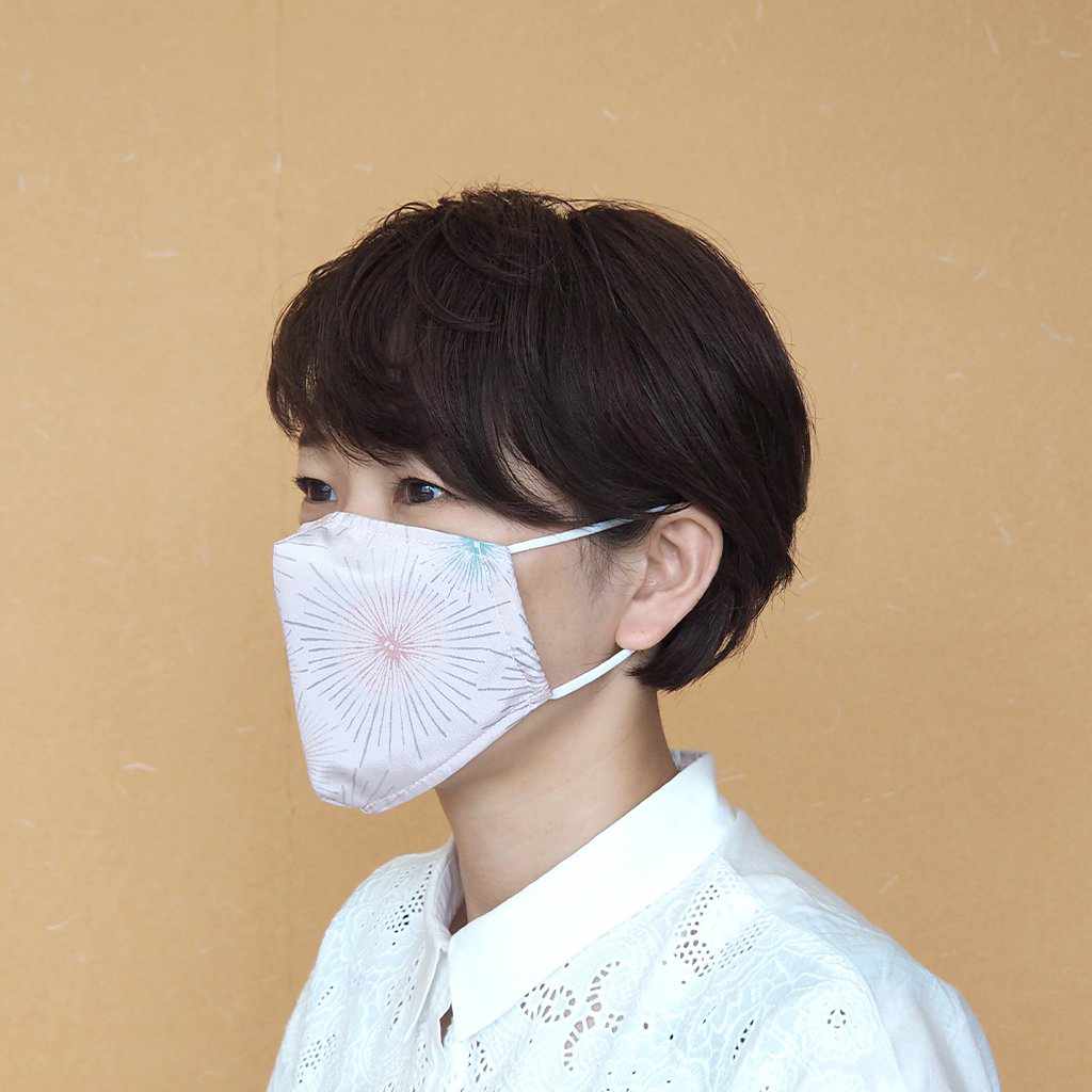【マスク】KINUMASK 角型 (男女兼用) D | 京友禅 - Image 3