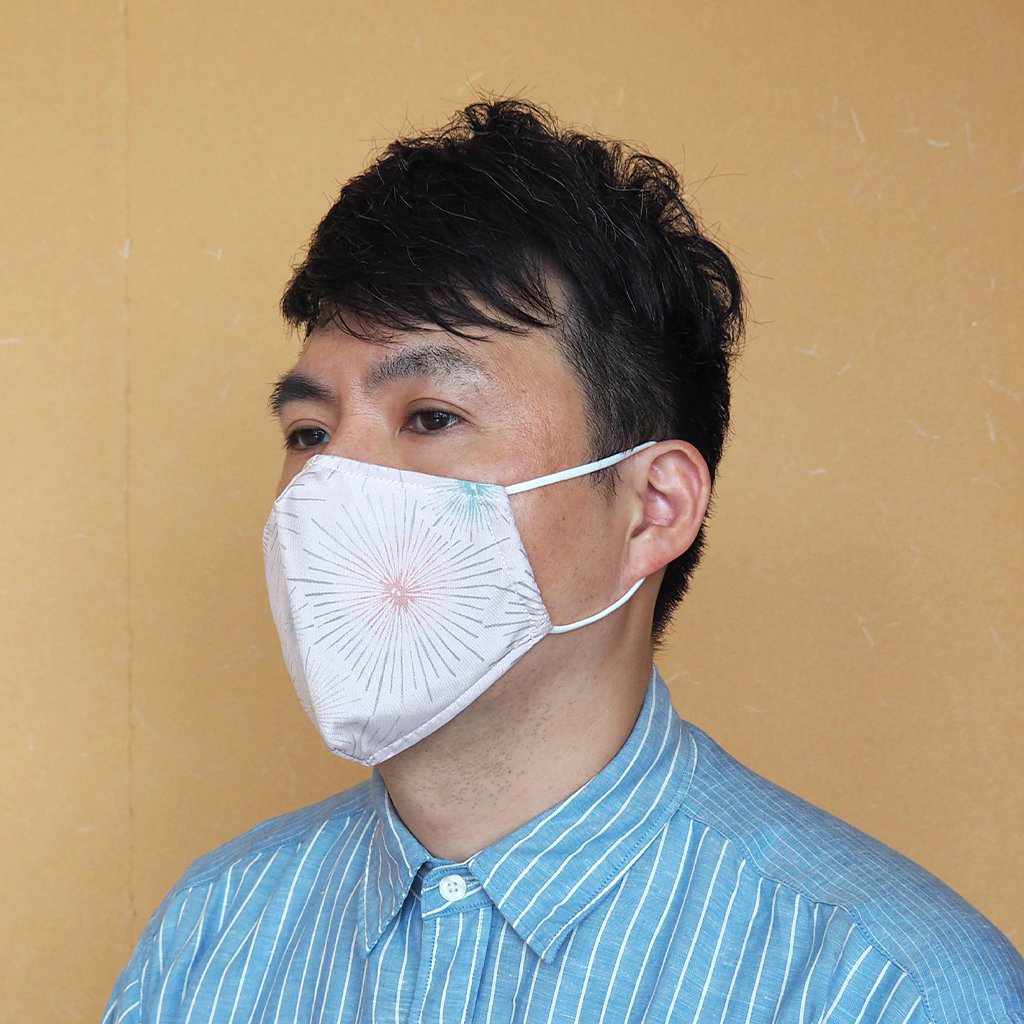 【マスク】KINUMASK 角型 (男女兼用) D | 京友禅 - Image 4