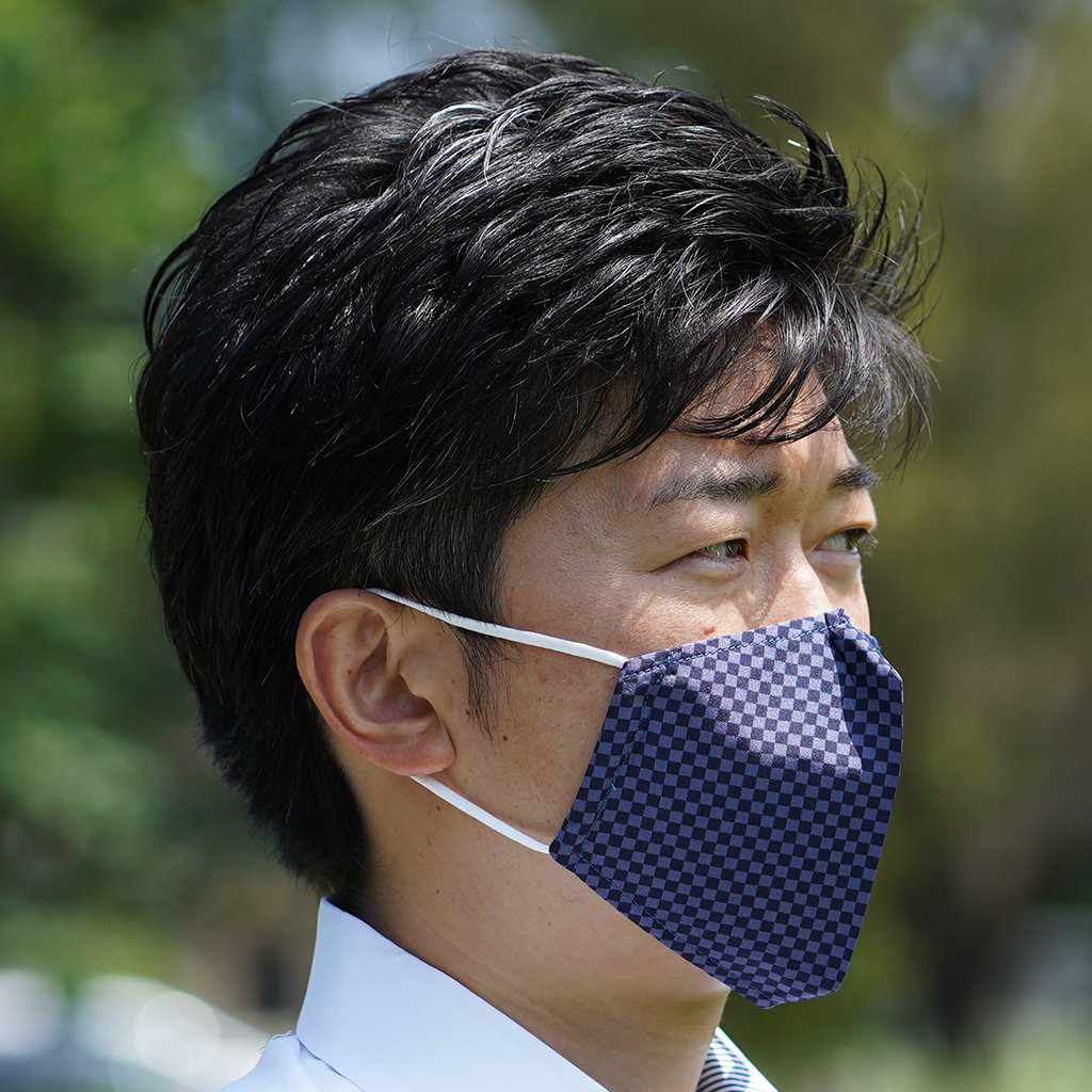 【マスク】KINUMASK 角型 (男女兼用) E | 京友禅 - Image 3
