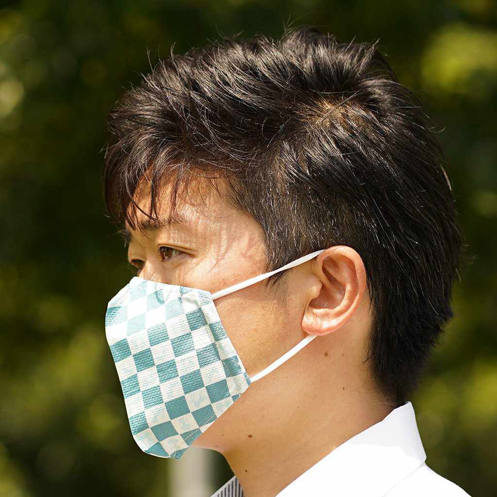 【マスク】KINUMASK 角型 (男女兼用) F | 京友禅 - Image 2
