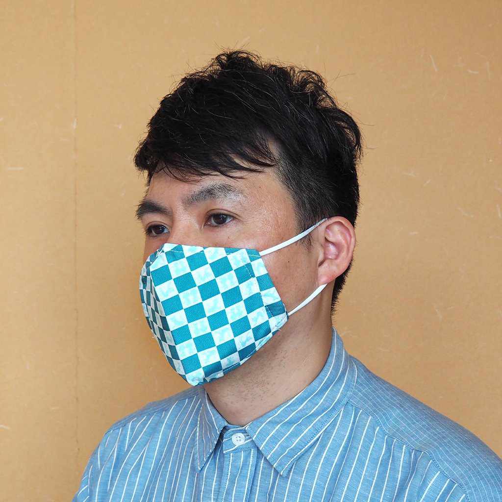 【マスク】KINUMASK 角型 (男女兼用) F | 京友禅 - Image 3