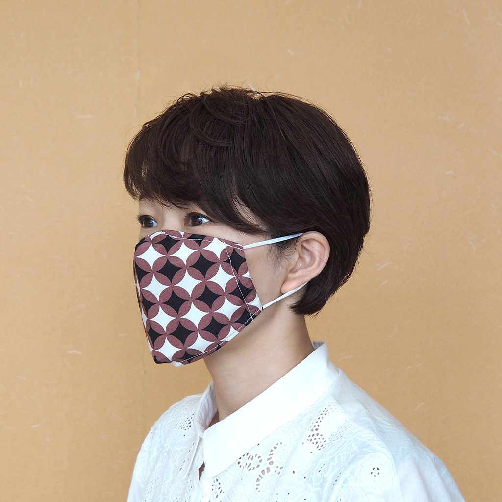【マスク】KINUMASK 角型 (男女兼用) G | 京友禅 - Image 3