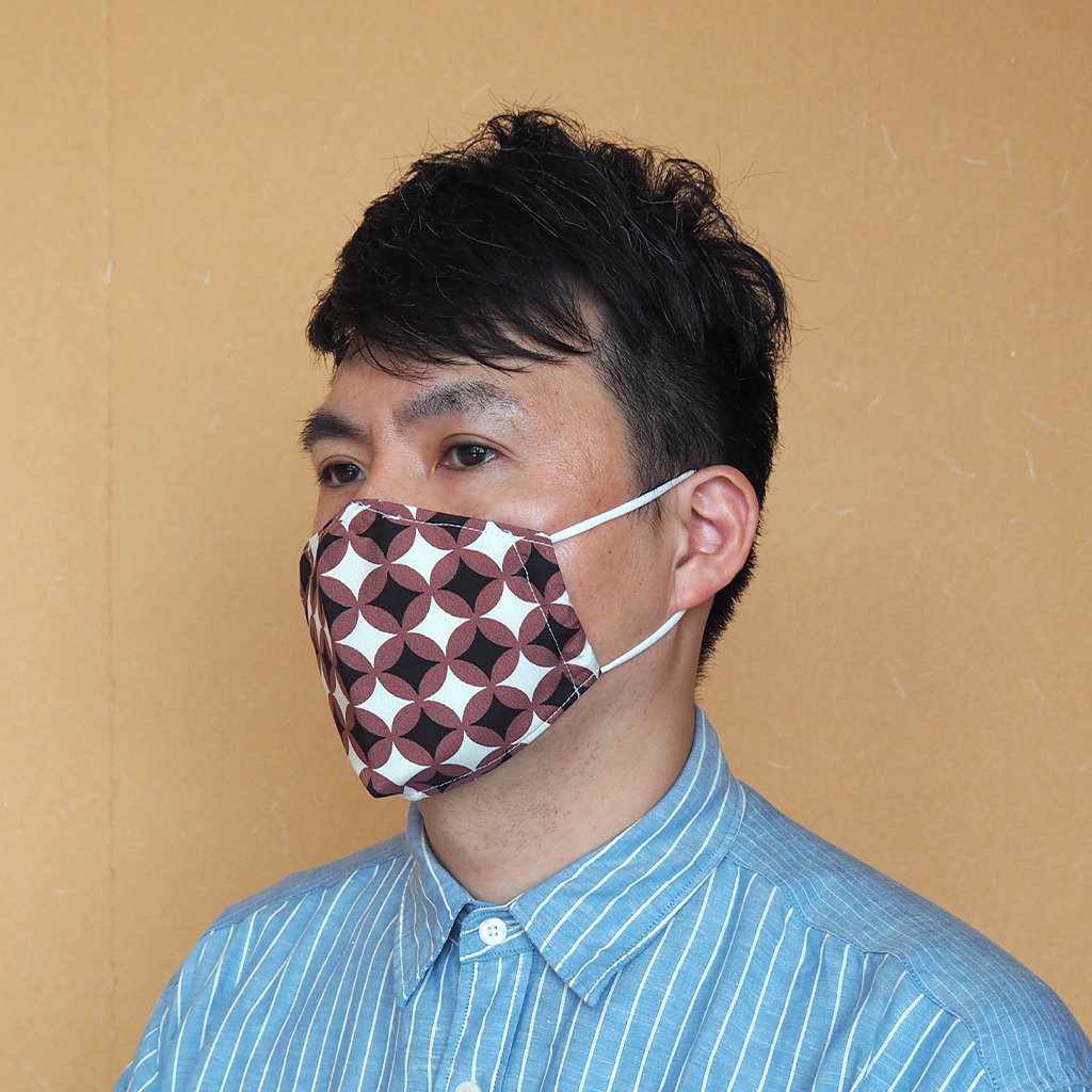 【マスク】KINUMASK 角型 (男女兼用) G | 京友禅 - Image 4