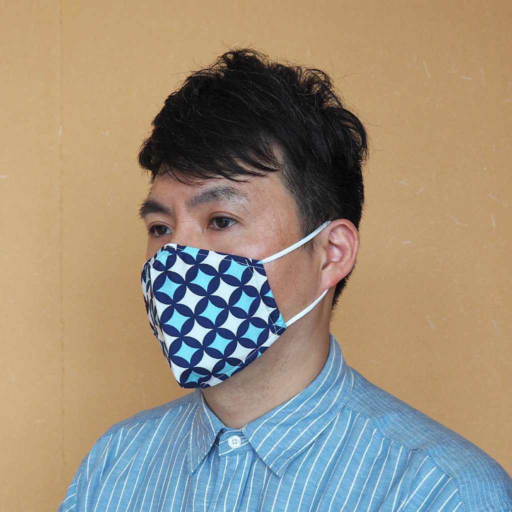 【マスク】KINUMASK 角型 (男女兼用) H | 京友禅 - Image 4