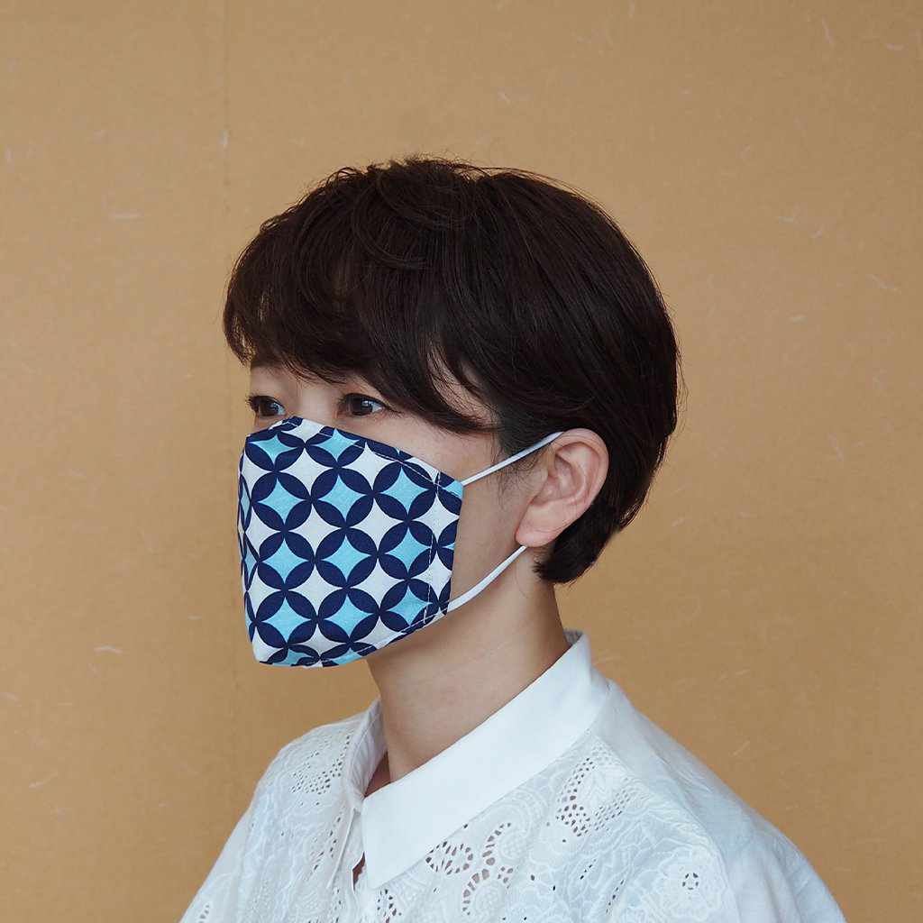 【マスク】KINUMASK 角型 (男女兼用) H | 京友禅 - Image 5