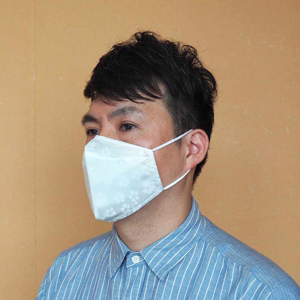 【マスク】KINUMASK 角型 (男女兼用) I | 京友禅 - Image 3