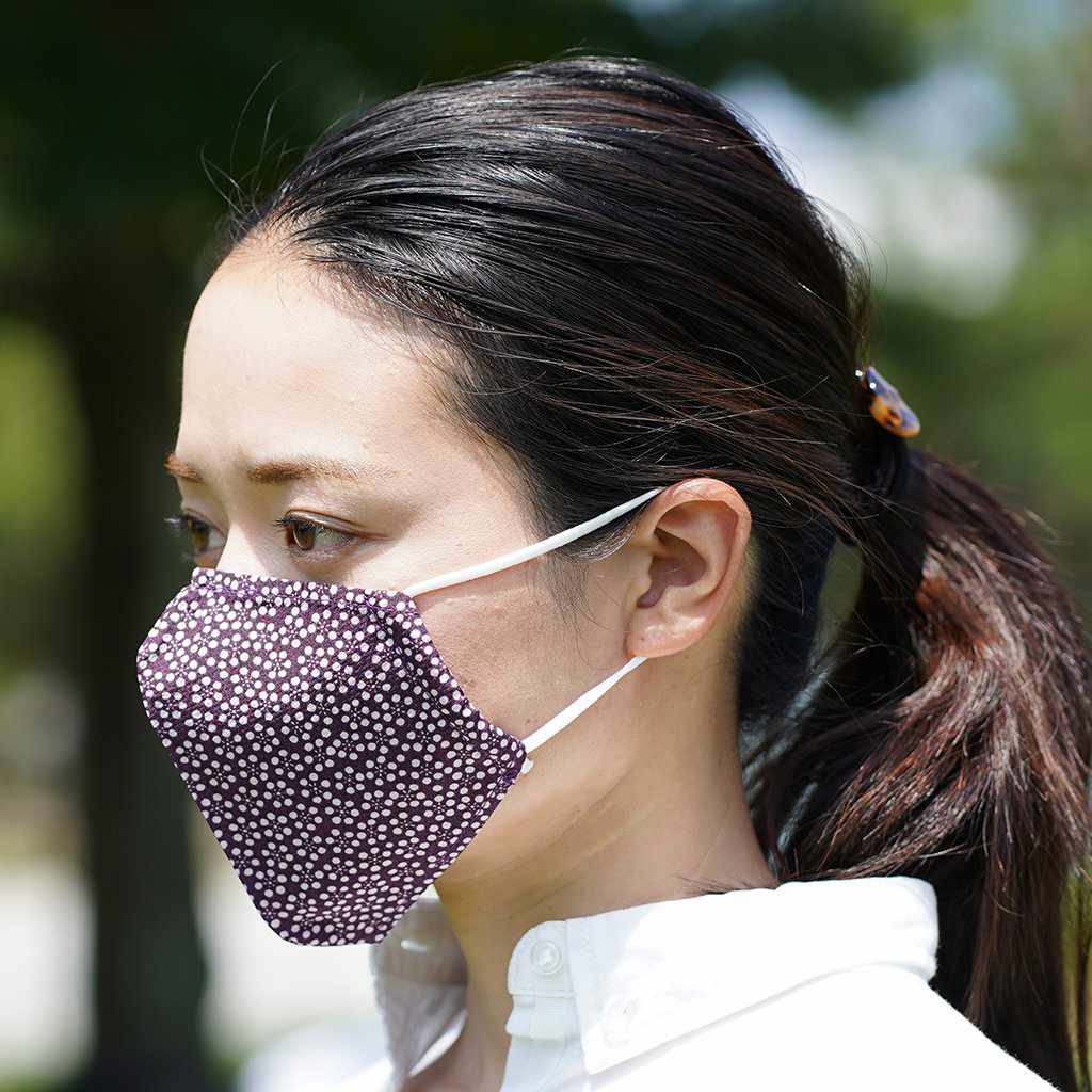 【マスク】KINUMASK 角型 (男女兼用) J | 京友禅 - Image 2