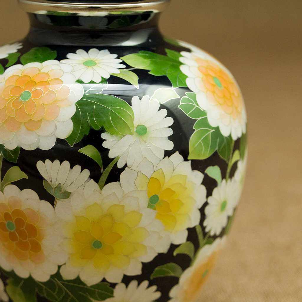 【花瓶】3玉形 菊詰花瓶 | 有線本七宝 - Image 3