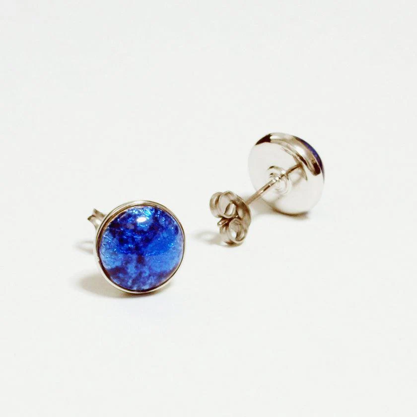 【ピアス】丸 8mm 透 (Suke) 全6色 | 無線銀貼七宝 - Image 3