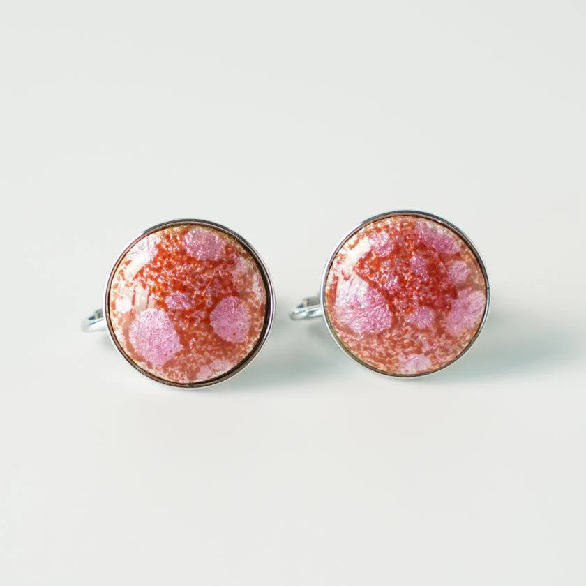 【イヤリング】丸15mm 透(Suke) 全6色 | 無線銀貼七宝 - Image 11
