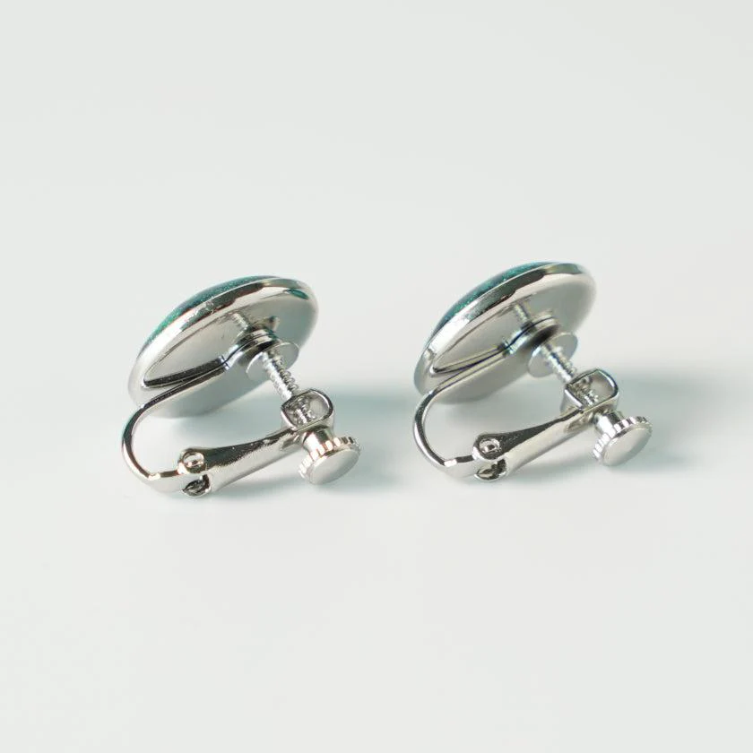【イヤリング】丸15mm 透(Suke) 全6色 | 無線銀貼七宝 - Image 13