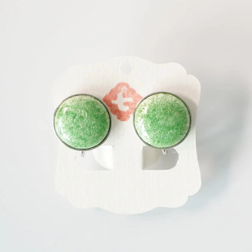 【イヤリング】丸15mm 透(Suke) 全6色 | 無線銀貼七宝 - Image 14