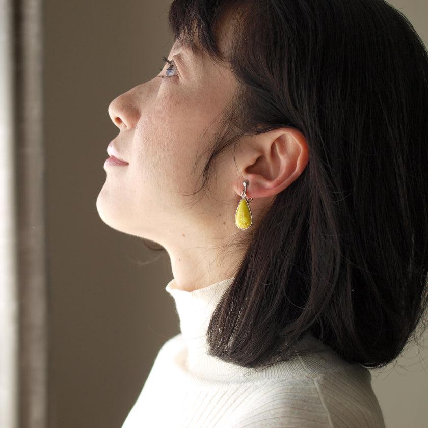 【イヤリング】雫 透 (Suke) 全6色 | 無線銀貼七宝 - Image 5