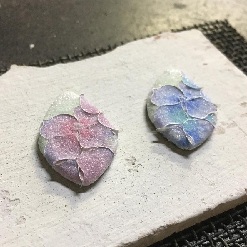 【ペンダント】極上 紫陽花 紫 | 有線本七宝 - Image 6