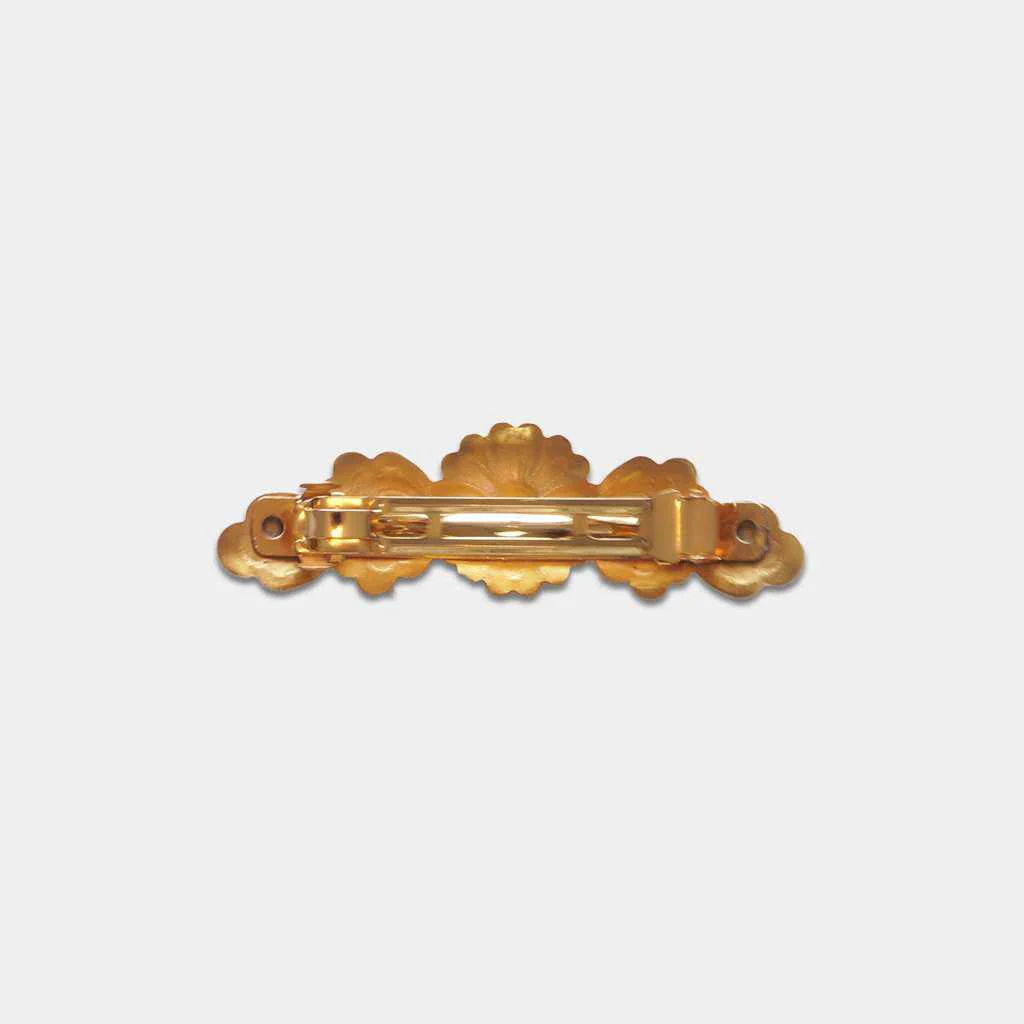 【バレッタ】宝相華打出 ゴールド | 尾張仏具 - Image 2