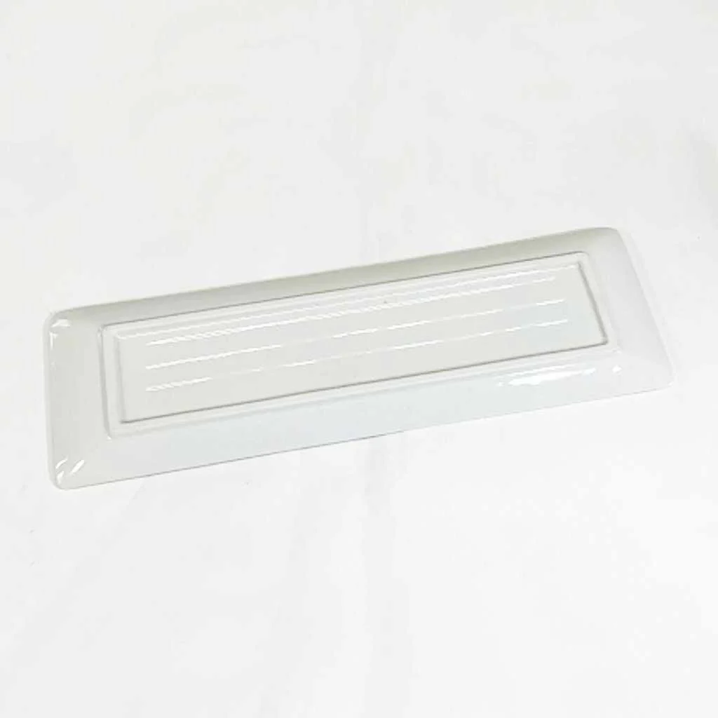 【美濃焼】マルモ加藤陶器 櫛目サンマ皿 白 - Image 3