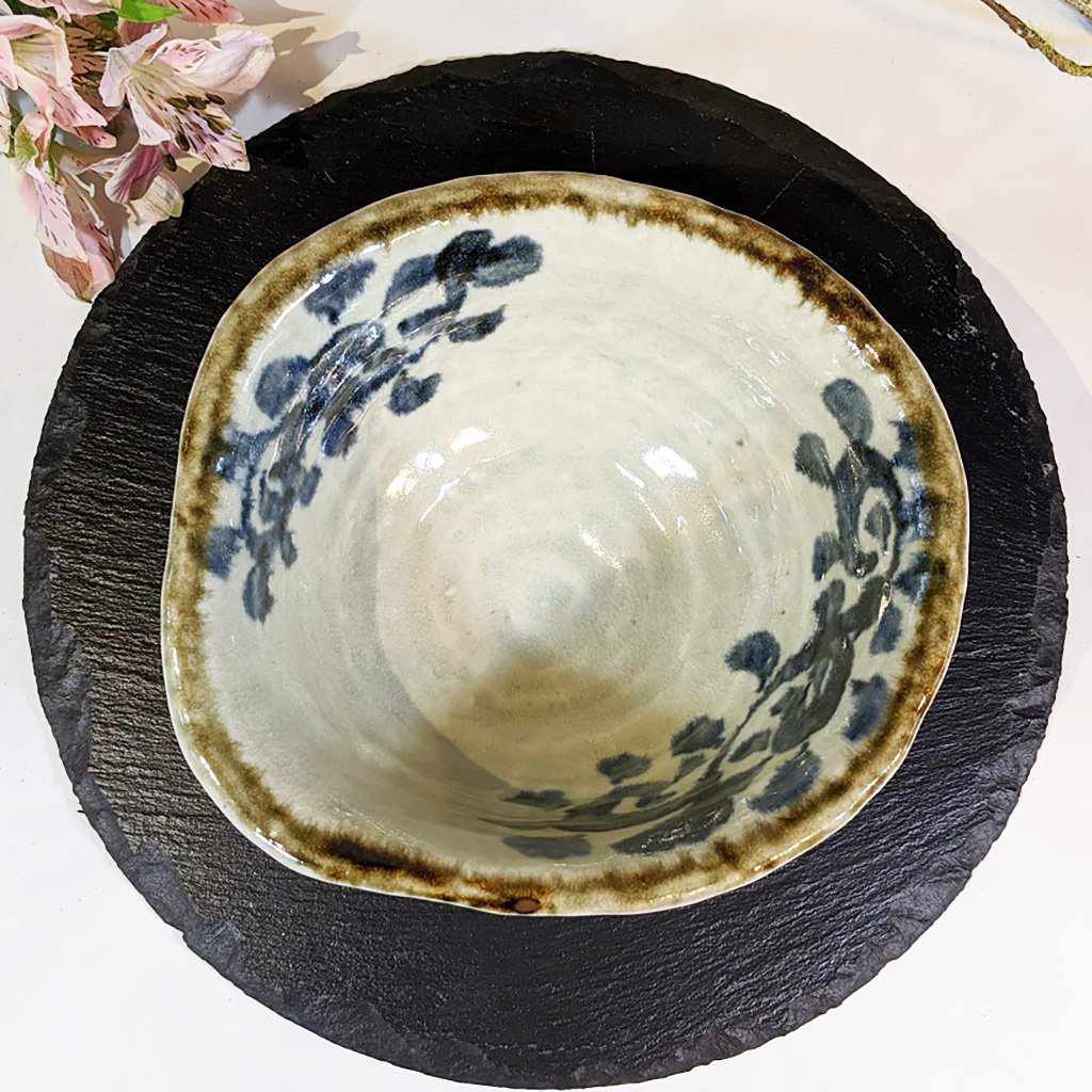【美濃焼】マルモ加藤陶器 タコ唐草 変形5.5丼 - Image 3