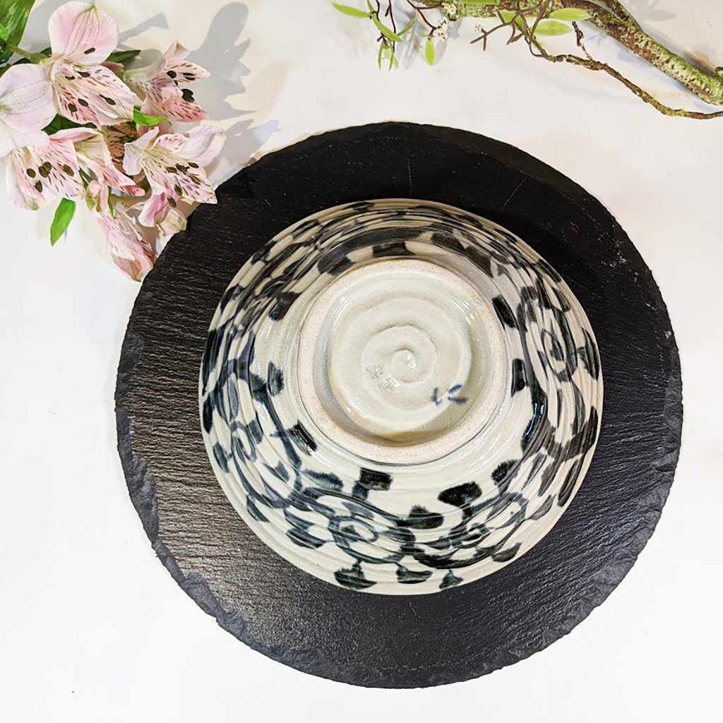 【美濃焼】マルモ加藤陶器 タコ唐草 7寸菓子鉢 - Image 4