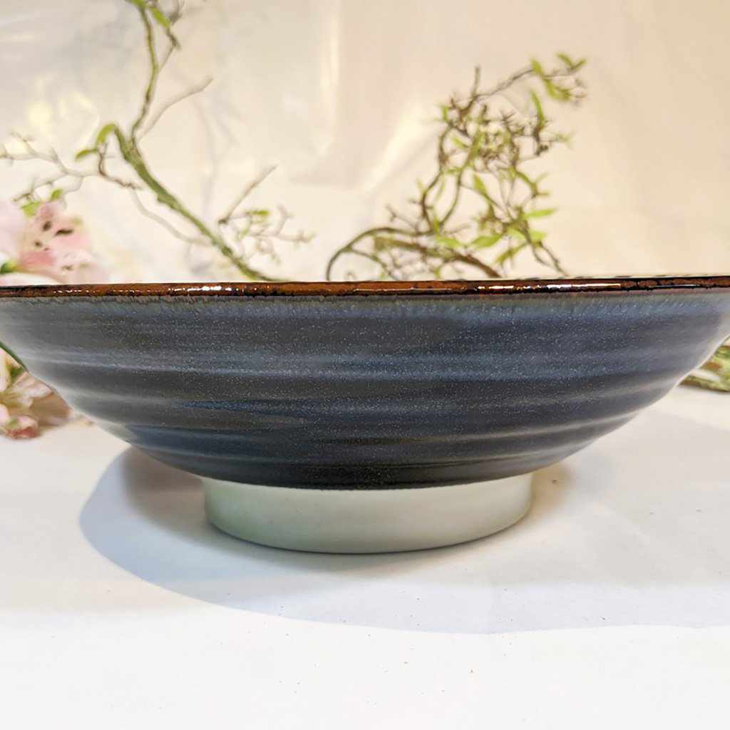 【美濃焼】マルモ加藤陶器 おふけ花唐草 8.0めん鉢 - Image 2