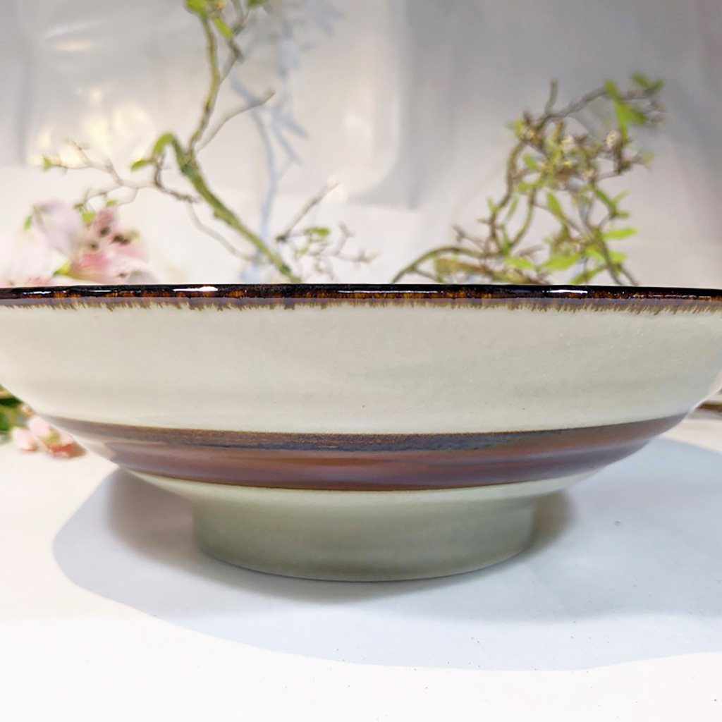 【美濃焼】マルモ加藤陶器 琉球るり唐草 8.0めん鉢 - Image 2