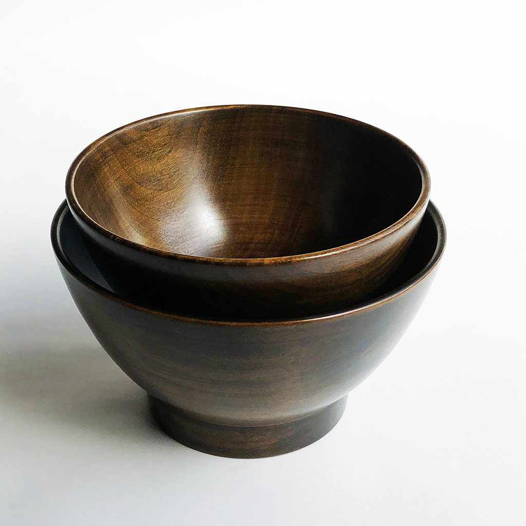 【飯椀】利休塗 クラワンカ型 (小,大) | 香川漆器 | 87.5 - Image 3