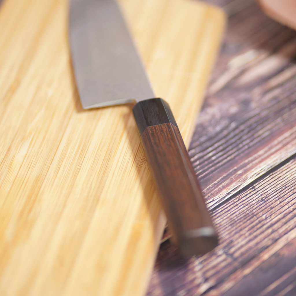 【三徳包丁】本鍛造 ダマスカス 三徳包丁 浮雲 170mm | 越前打刃物 | 鍛冶工房いわい - Image 6
