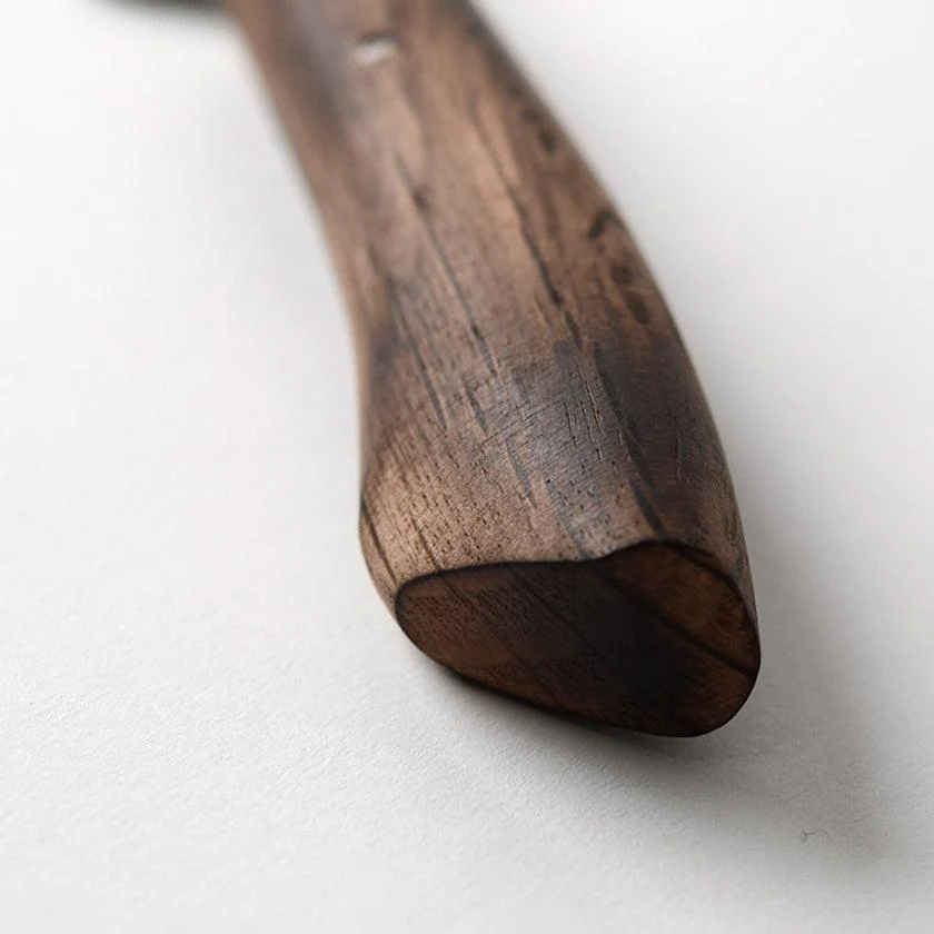 【シースナイフ】黒猪 岩井丈 作 古式鍛錬 静寂 (しじま) Custom Knife | 越前打刃物 | 鍛冶工房いわい - Image 11