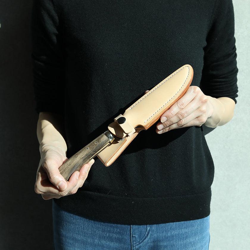 【シースナイフ】黒猪 岩井丈 作 古式鍛錬 静寂 (しじま) Custom Knife | 越前打刃物 | 鍛冶工房いわい - Image 5
