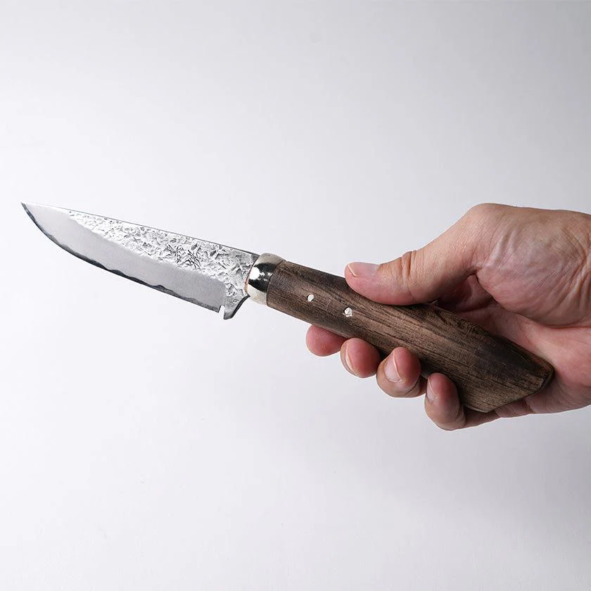 【シースナイフ】黒猪 岩井丈 作 古式鍛錬 静寂 (しじま) Custom Knife | 越前打刃物 | 鍛冶工房いわい - Image 6